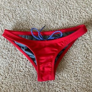 Red Jolyn Bikini bottoms
